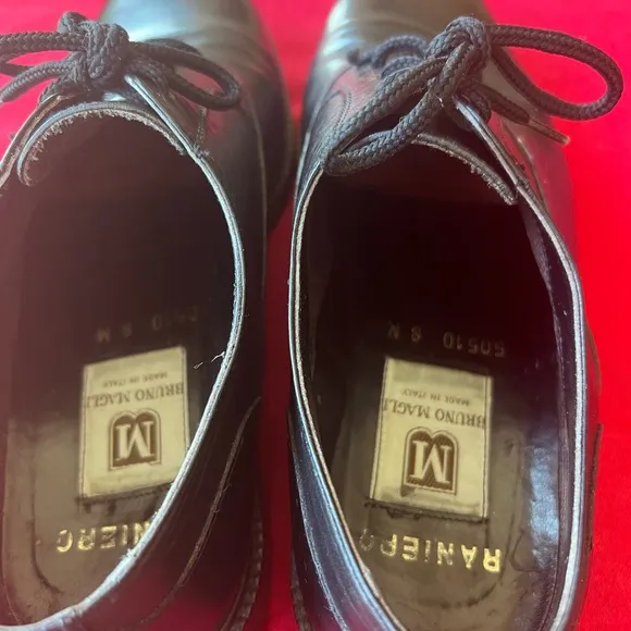 Bruno Magli Black Oxford Dress Shoes