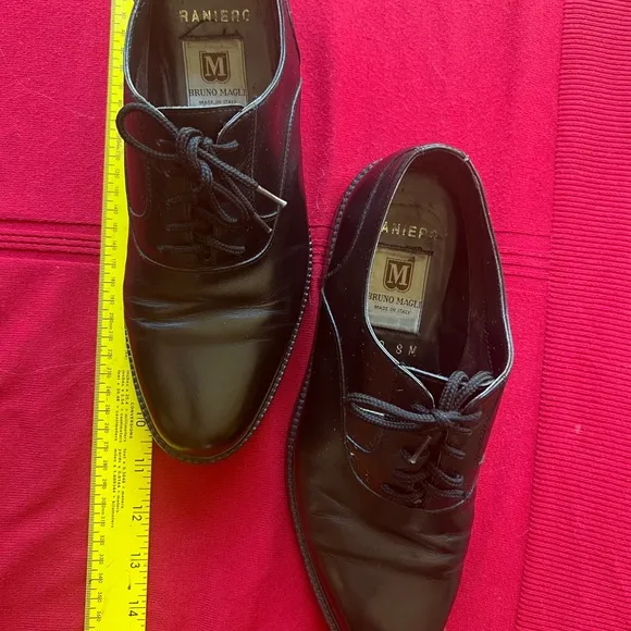 Bruno Magli Black Oxford Dress Shoes