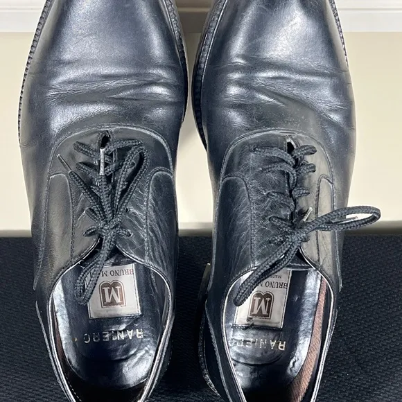 Bruno Magli Black Oxford Dress Shoes