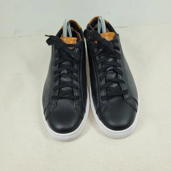 Bylt Shoes Mens Sz 9 Black Leather Casual Sneakers Gorpcore Dress Business Work