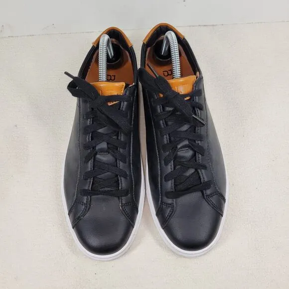 Bylt Shoes Mens Sz 9 Black Leather Casual Sneakers Gorpcore Dress Business Work