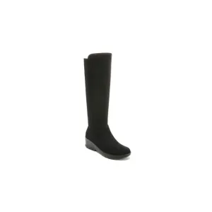 BZEES Womens Black Arch Support Brandy Round Toe Block Heel Boots Shoes 6.5 M