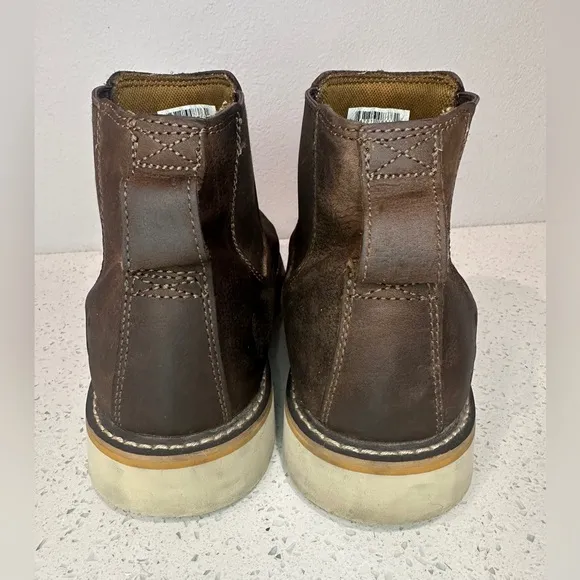 Carhartt Chelsea Wedge Boot Brown Oil Tanned  Leather Slip On Men’s Size 12