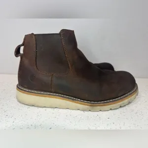 Carhartt Chelsea Wedge Boot Brown Oil Tanned  Leather Slip On Men’s Size 12