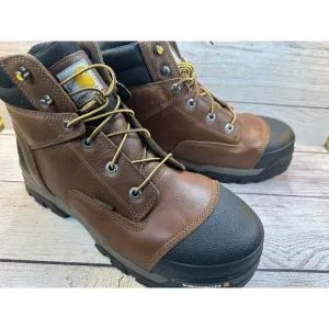 Carhartt Ground Force 6&quot; WP Composite Toe Work Boot Mens Size 11W Brown FE6355-M