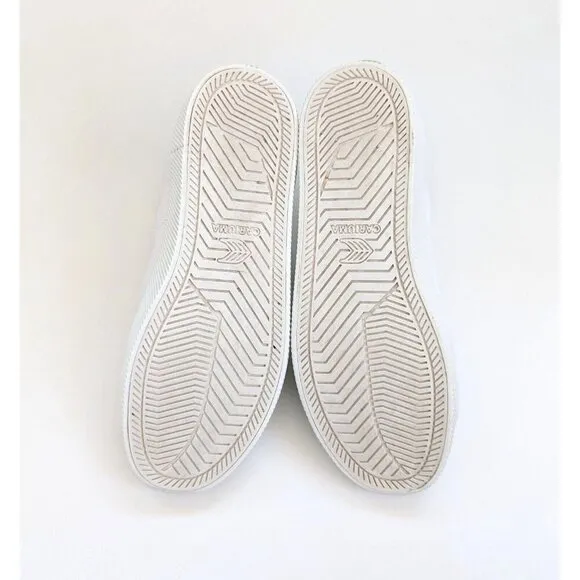 Cariuma OCA White High Tops Women's 8 Men's 6.5 Canvas Sneakers