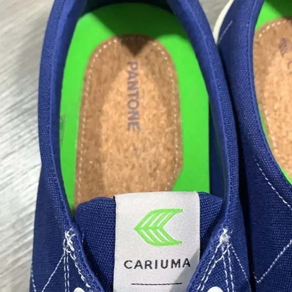 Cariuma x Pantone OCA Canvas Low Top Basic Blue Sneakers size 12 NWT