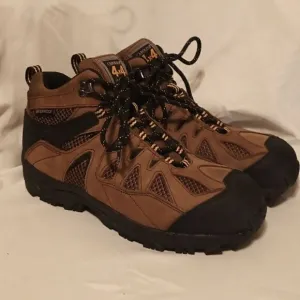 Carolina 4x4 steel toe waterproof hiking boots CA 4513 Brown leather size 9W