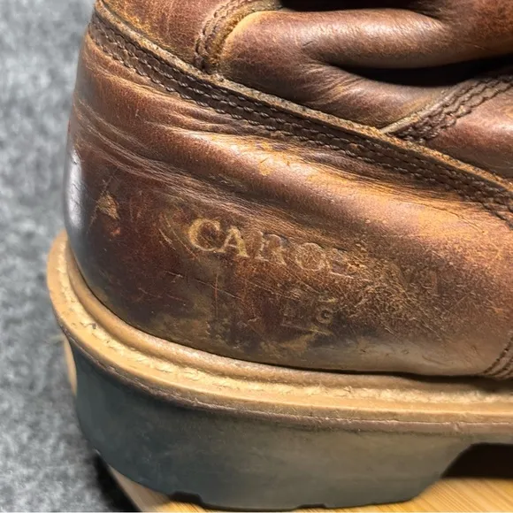 Carolina CA7821 Waterproof 600G Metguard Steel Toe 8 IN. Logger Boots Size 11.5