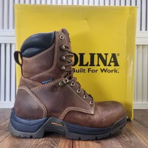 Carolina CA8020 Bruno Hi 8&quot; Waterproof Broad Soft Toe Work Boots Mens Size 8.5 D