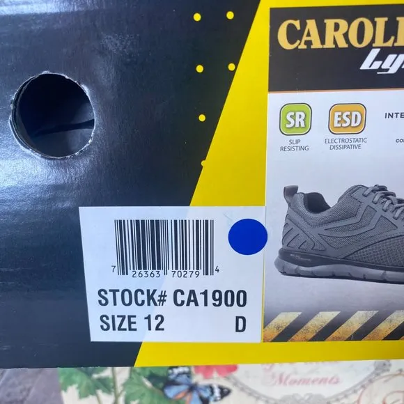 Carolina Lytning 1.9 Work Shoes Aluminum Toe
