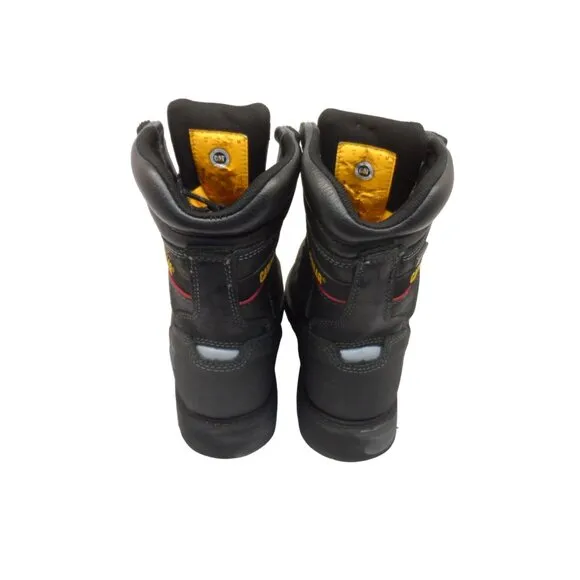 CATERPILLAR Men’s 8&quot; Control WP Composite Toe Work Boots P720211 Black Size 10W