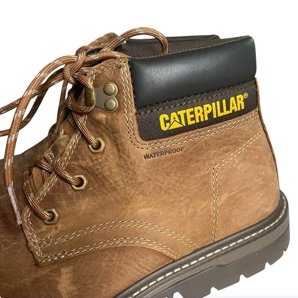CATERPILLAR Safety Boots Outbase Brown Lace Ups P91209 Mens Size 10.5