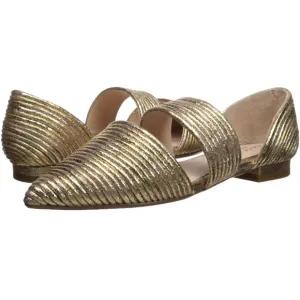 CECELIA NEW YORK Gold Textured Women's Flats SZ 7.5 nib