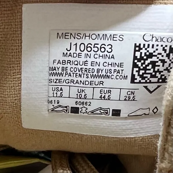 Chaco Davis Canvas Lace Up Casual Sneakers in Tan