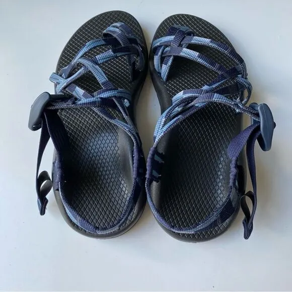 Chaco ZX/2 sandals womens size 7 strappy waterproof hiking outdoor shoes blue