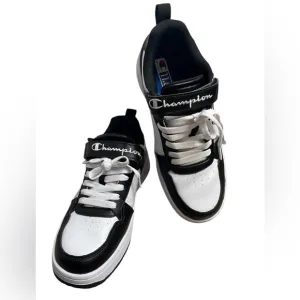 CHAMPION DROME 19 LOW TRAINERS SPORTS SNEAKERS MEN SHOES BLACK/WHITE SIZE 11.5