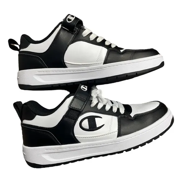 CHAMPION DROME 19 LOW TRAINERS SPORTS SNEAKERS MEN SHOES BLACK/WHITE SIZE 11.5