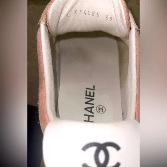 Chanel Pink Suede Casual Shoes