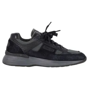 Church's CH873 Sneakers in Navy Blue Suede and Canvas