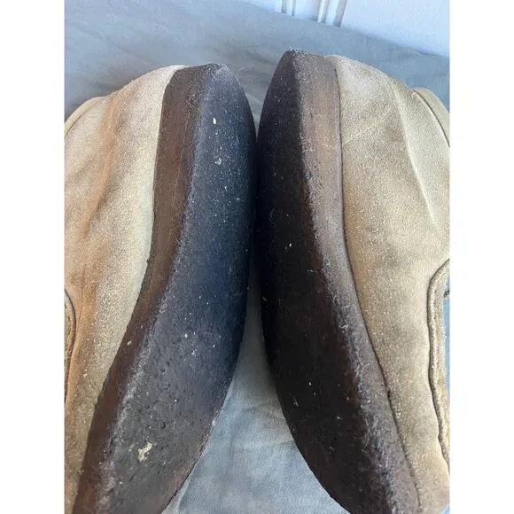 Clark Wallabee boots tan, beige size 8