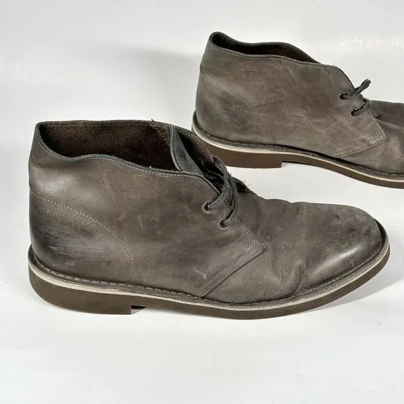 Clarks Boots Mens 11.5 M Brown Ankle Work Shoes Chukka Boot Orsen 15522
