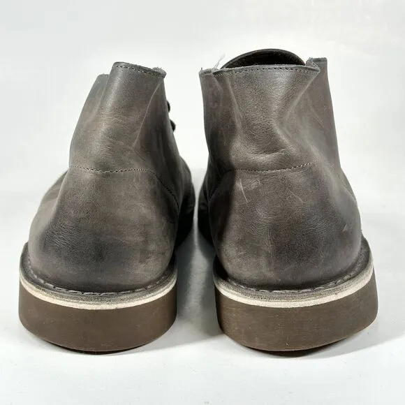 Clarks Boots Mens 11.5 M Brown Ankle Work Shoes Chukka Boot Orsen 15522