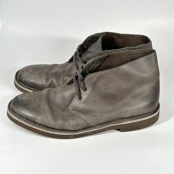 Clarks Boots Mens 11.5 M Brown Ankle Work Shoes Chukka Boot Orsen 15522