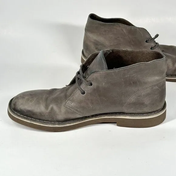 Clarks Boots Mens 11.5 M Brown Ankle Work Shoes Chukka Boot Orsen 15522
