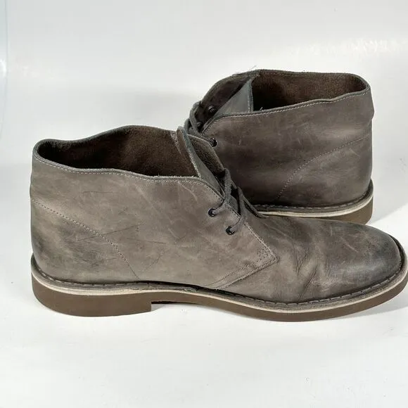 Clarks Boots Mens 11.5 M Brown Ankle Work Shoes Chukka Boot Orsen 15522
