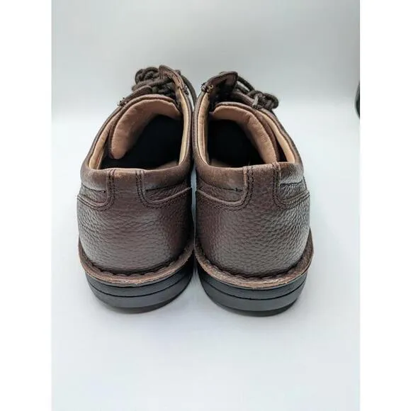 Clarks Brown Casual Leather Shoes Mens Size 10.5