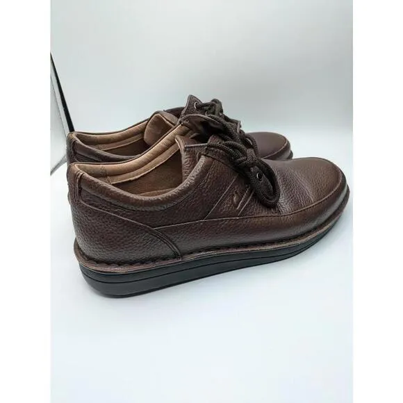 Clarks Brown Casual Leather Shoes Mens Size 10.5