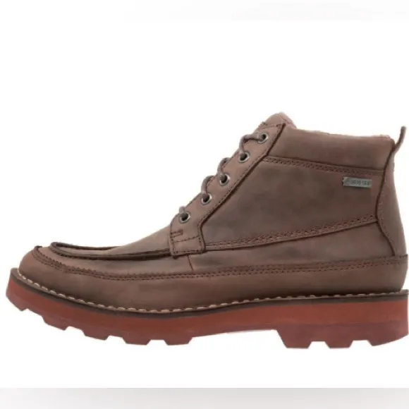 Clarks GTX Korik Rise Leather Brown Waterproof Hiking Boots Shoes 9.5.