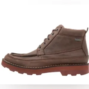 Clarks GTX Korik Rise Leather Brown Waterproof Hiking Boots Shoes 9.5.