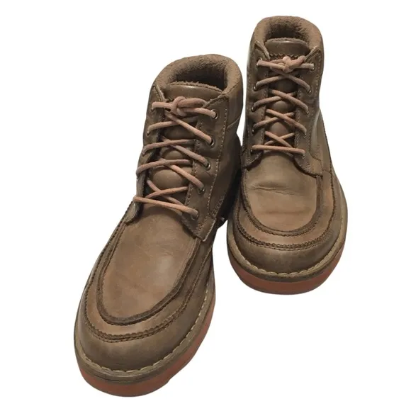 Clarks GTX Korik Rise Leather Brown Waterproof Hiking Boots Shoes 9.5.