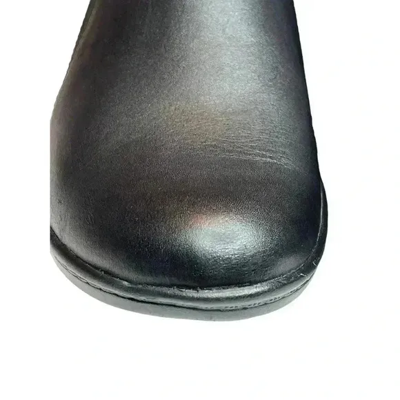 Clark’s Women’s Black Casual Work Slip-On Shoe•Genuine Leather•Size 9•New No Box