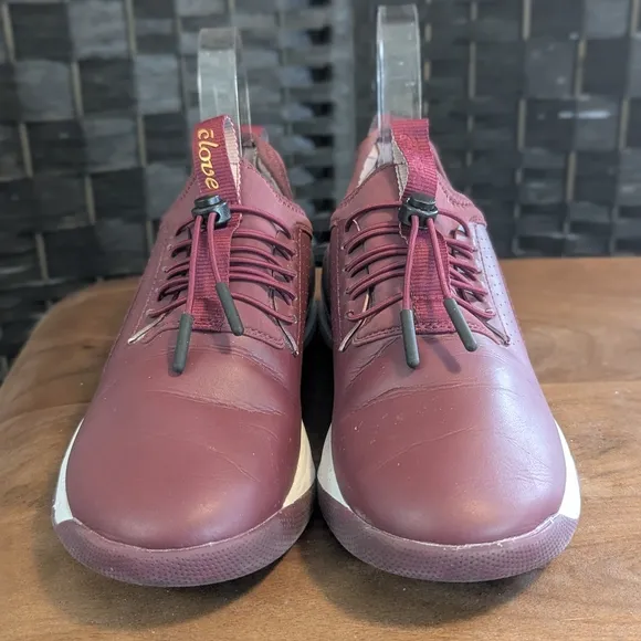 CLOVE Burgundy Sneakers Nurses Hospital Shoes Support Excel 7.5 NICE! Women's