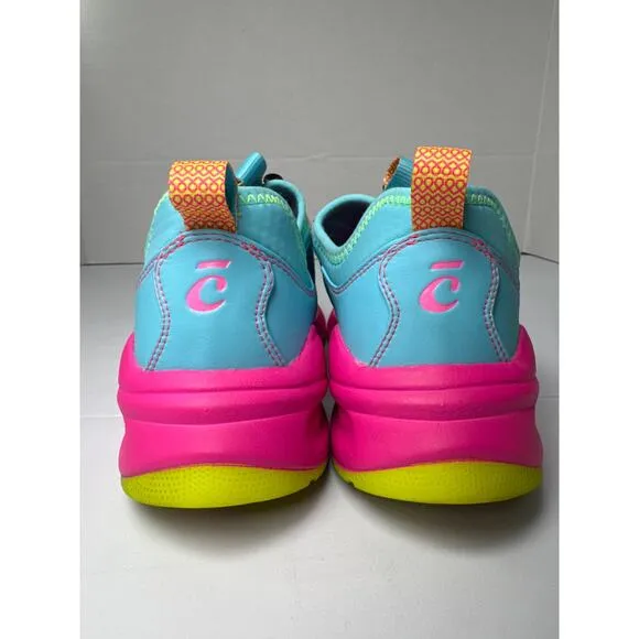 Clove Supernova Nursing Shoes Turquoise Blue Pink Drawstring Women’s size 6.5
