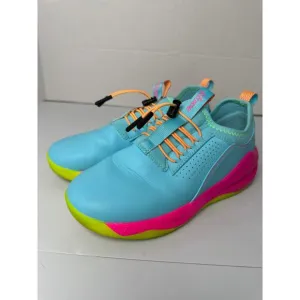 Clove Supernova Nursing Shoes Turquoise Blue Pink Drawstring Women’s size 6.5