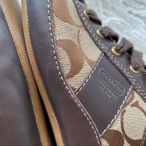 COACH brown &quot;Suee&quot; sneakers 7