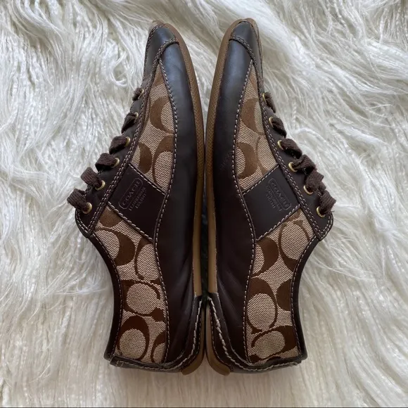 COACH brown &quot;Suee&quot; sneakers 7