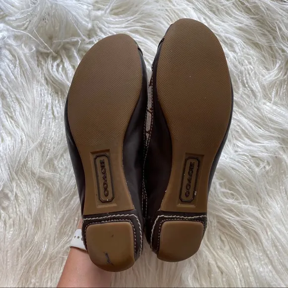 COACH brown &quot;Suee&quot; sneakers 7