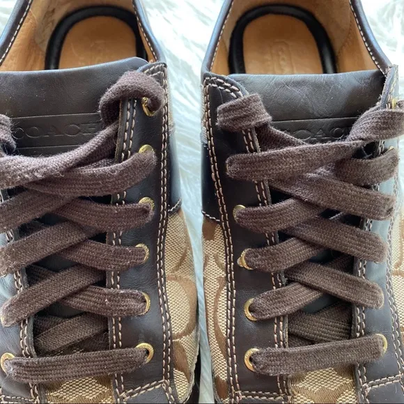 COACH brown &quot;Suee&quot; sneakers 7