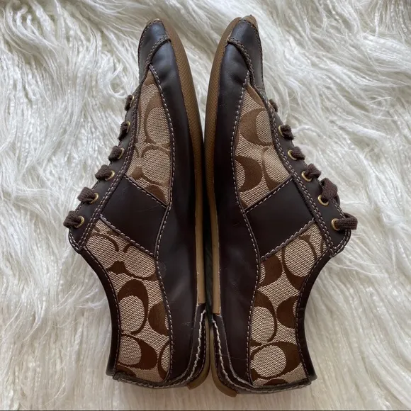 COACH brown &quot;Suee&quot; sneakers 7
