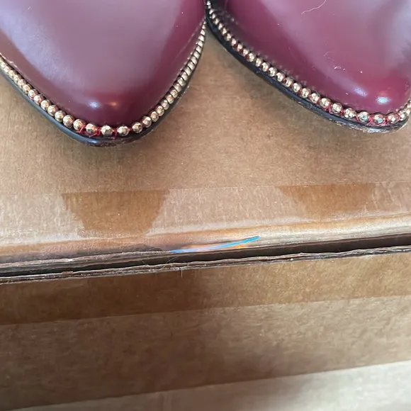 Coach Burgundy Women's Flats