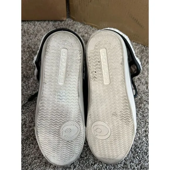 Coach Monogram Jacquard Foldover High Top Sneakers Size 8