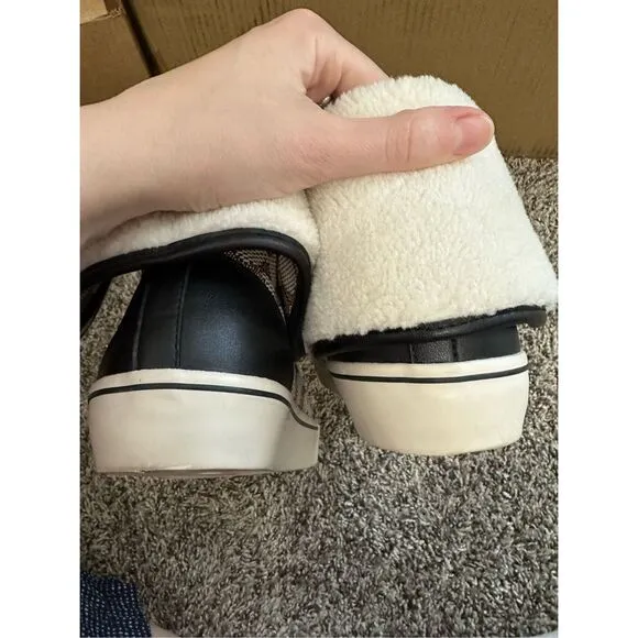 Coach Monogram Jacquard Foldover High Top Sneakers Size 8