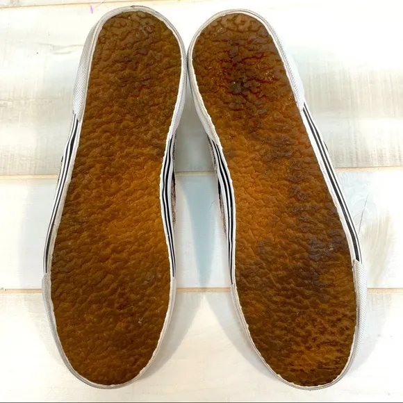 Coach Signature Kivy Brown Sequin Sneakers 9B