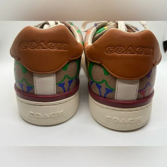 Coach Sneakers Monogram Lowline Rainbow Signature Coated Canvas G5169 Si…