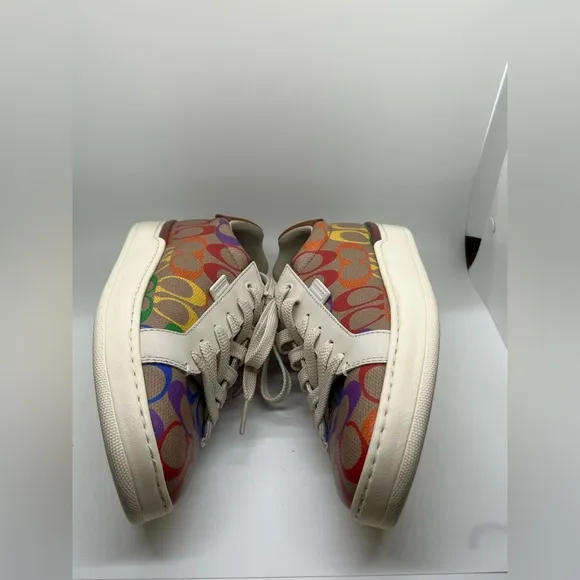 Coach Sneakers Monogram Lowline Rainbow Signature Coated Canvas G5169 Si…
